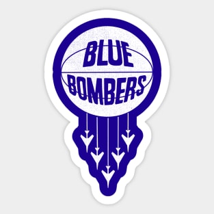 Defunct Wilmington Blue Bombers Basketball Sticker